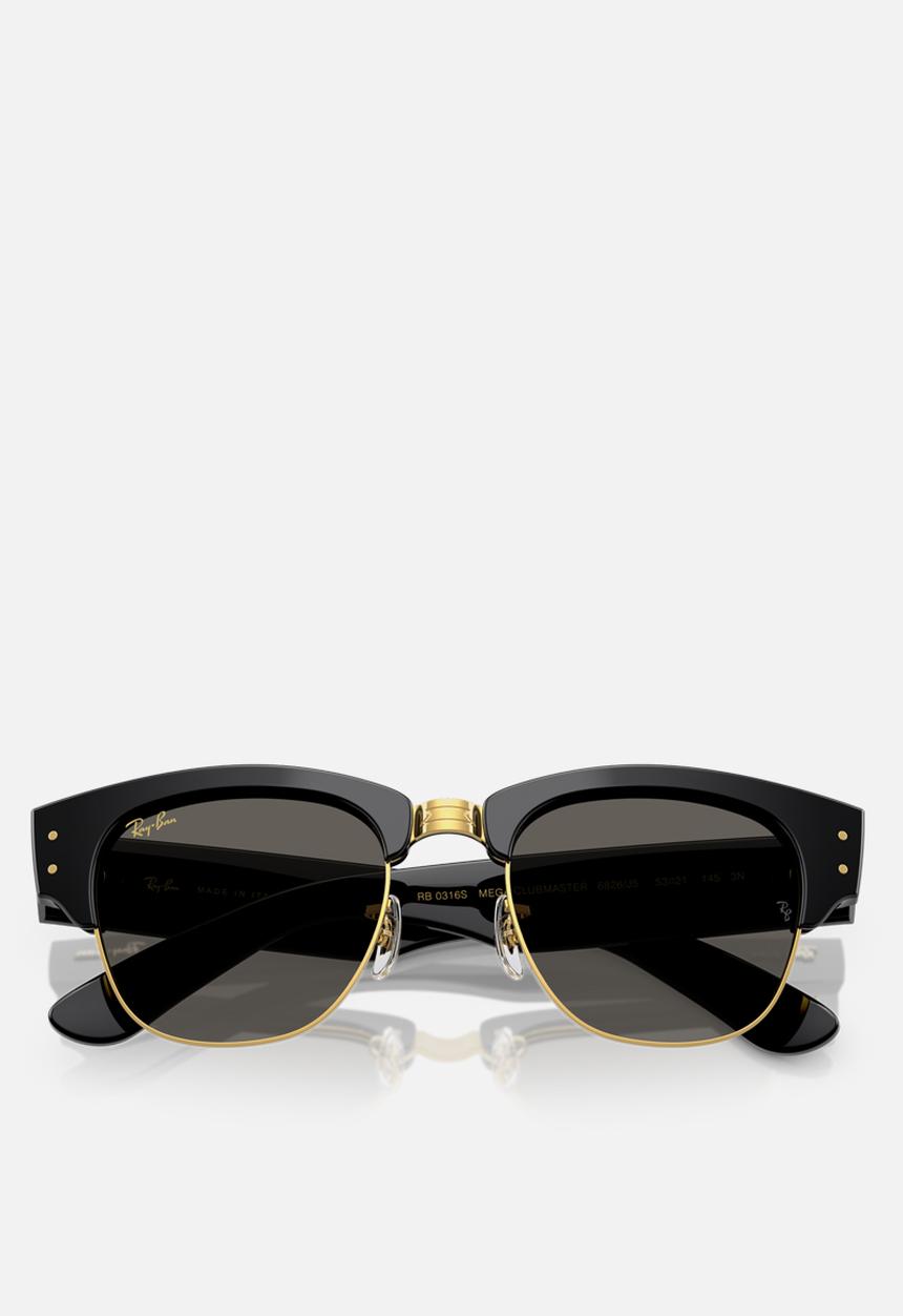 Ray-Ban - Mega Clubmaster 50MM - Ultra Black