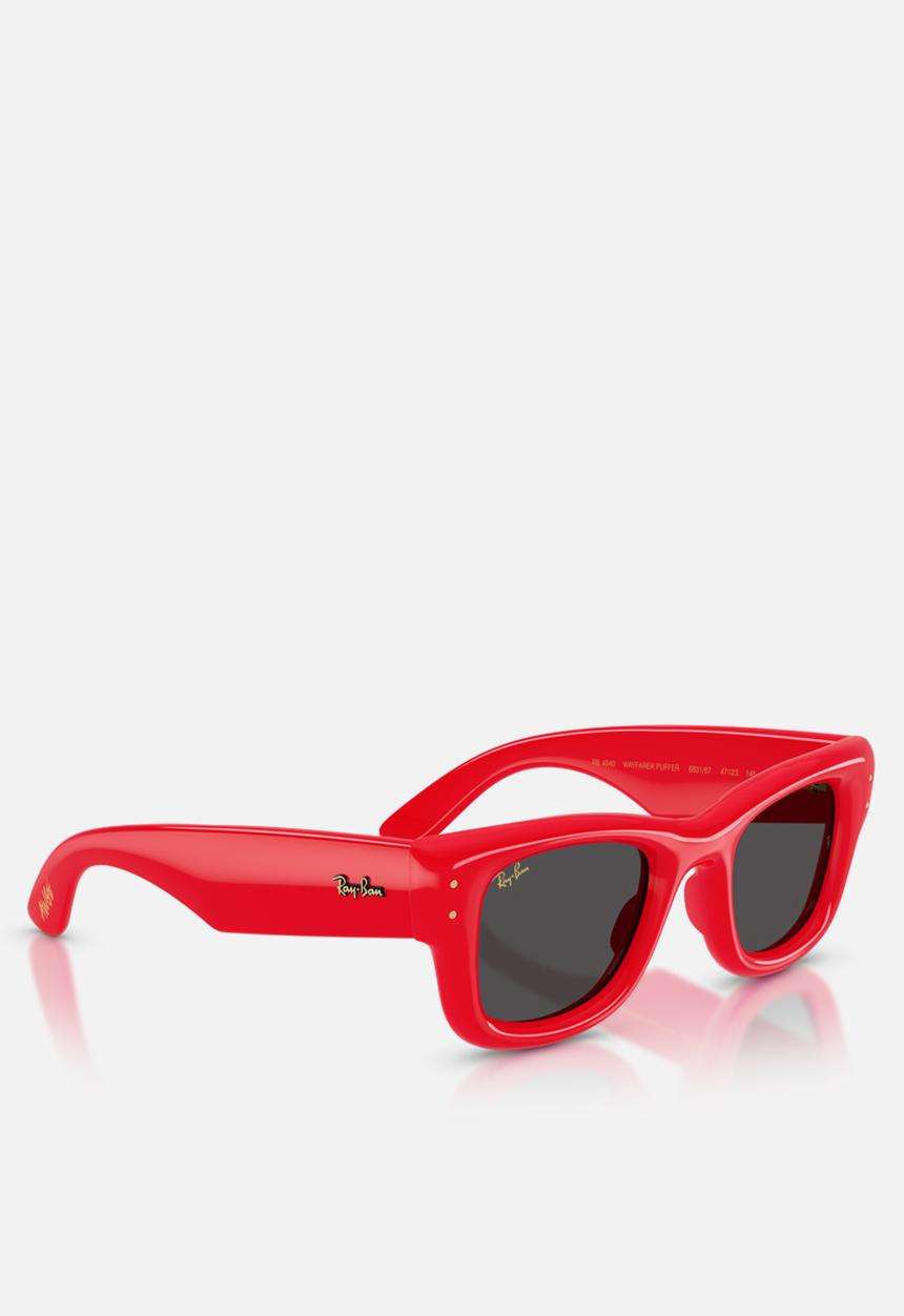 Ray-Ban - A$AP Rocky Wayfarer Puffer  0RB4940 50MM - Red