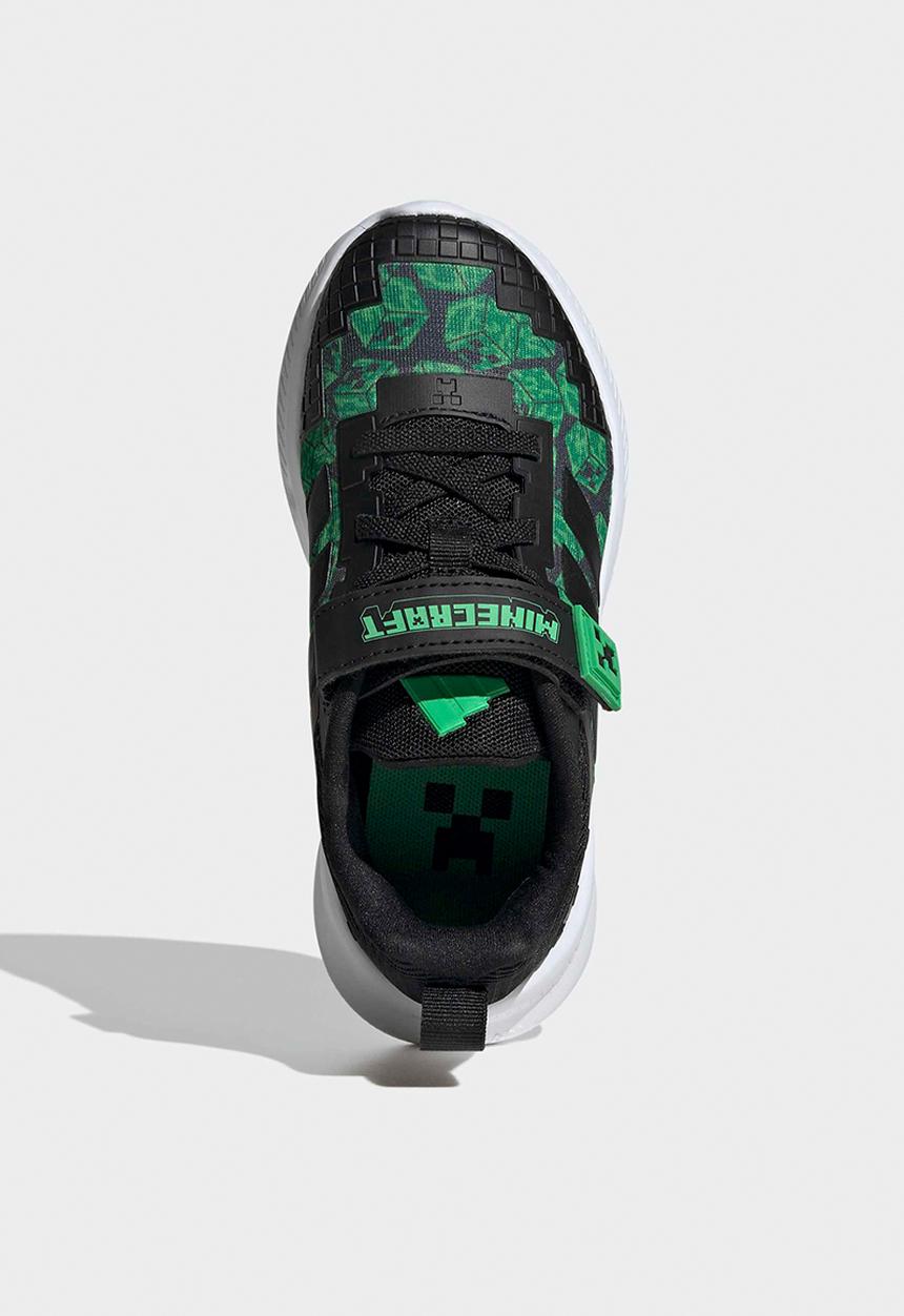 adidas Performance - Minecraft Fortarun El C - Core Black/Core Black/Ftwr White