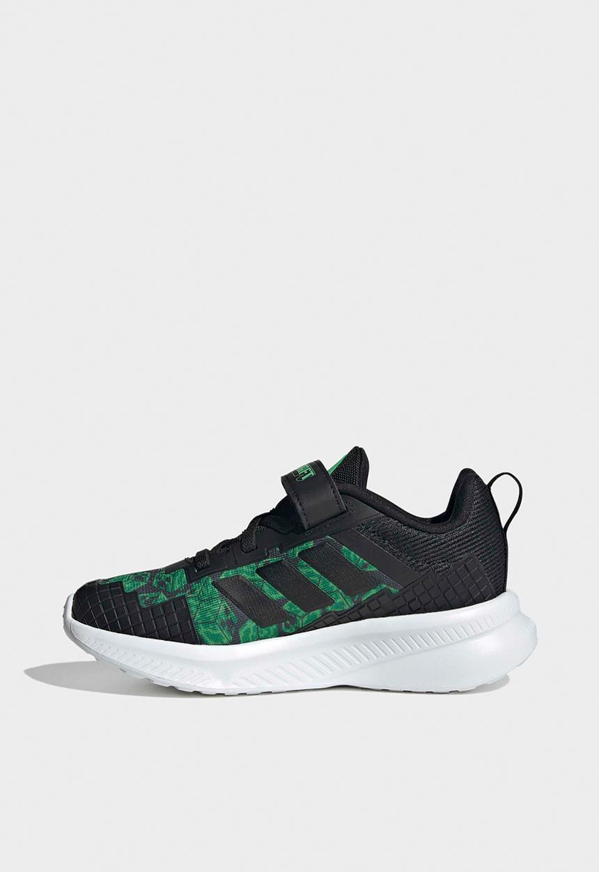 adidas Performance - Minecraft Fortarun El C - Core Black/Core Black/Ftwr White