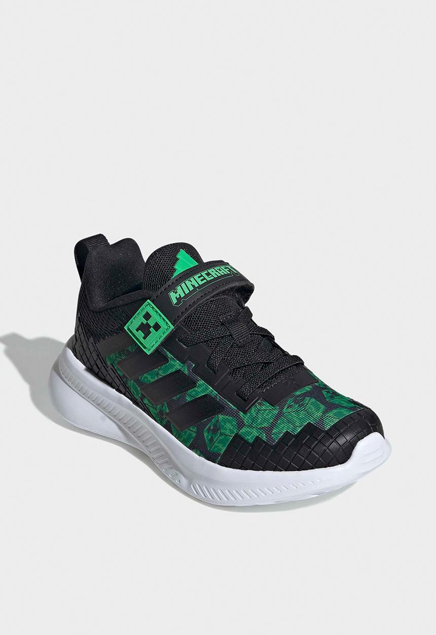 adidas Performance - Minecraft Fortarun El C - Core Black/Core Black/Ftwr White