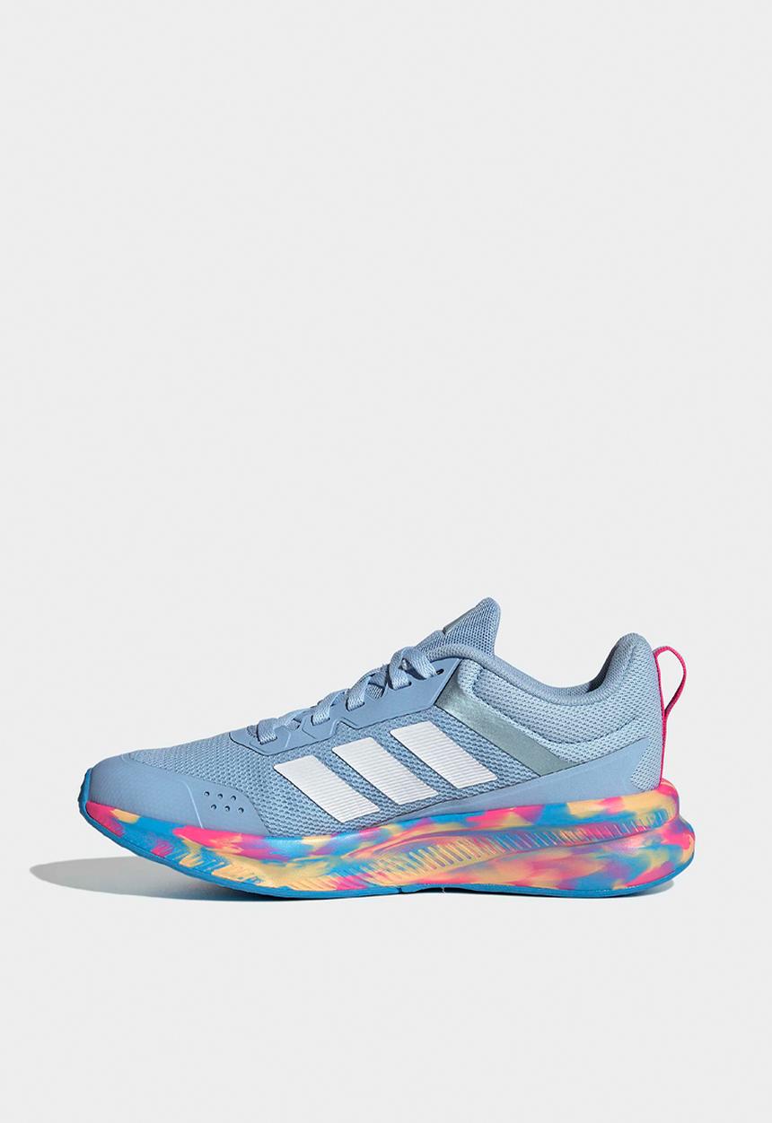 adidas Performance - Fortarun 4.0 J - Glow Blue/Magic Grey Met/Lucid Pink