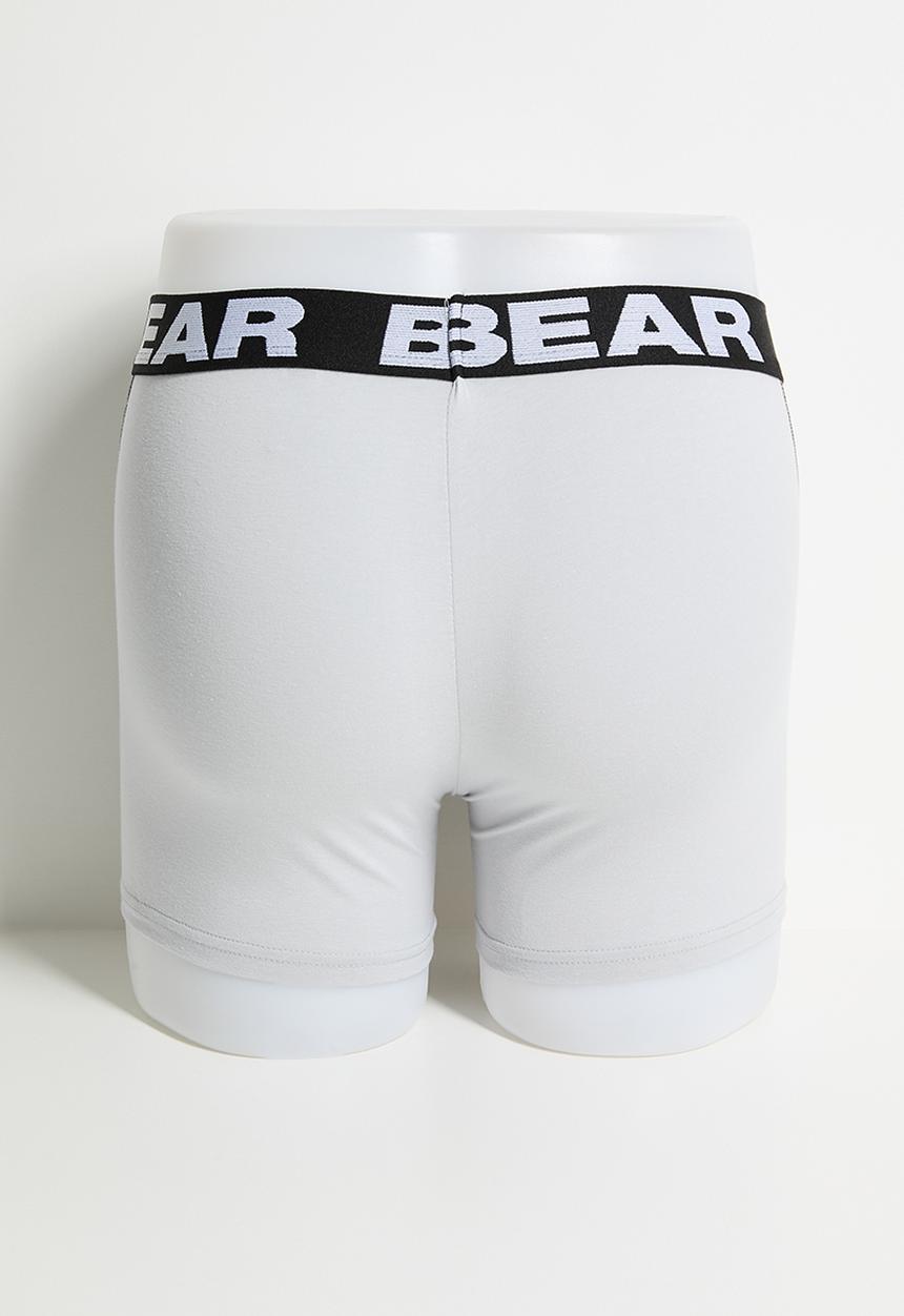 Bear - 3Pk Bodyshorts - Teal Floral Print/Teal/Grey
