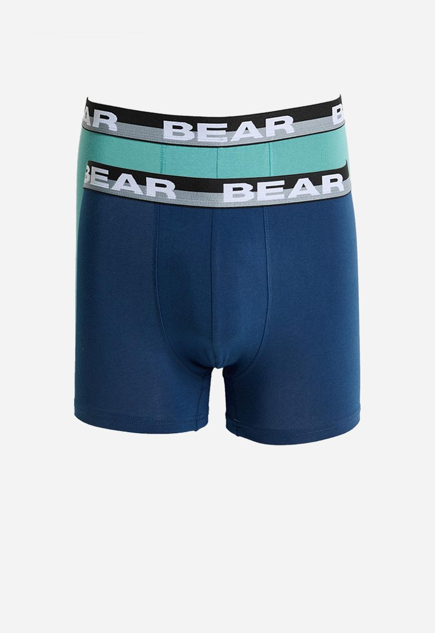 Bear - 2Pk Bodyshorts - Deep Sea Blue/Teal