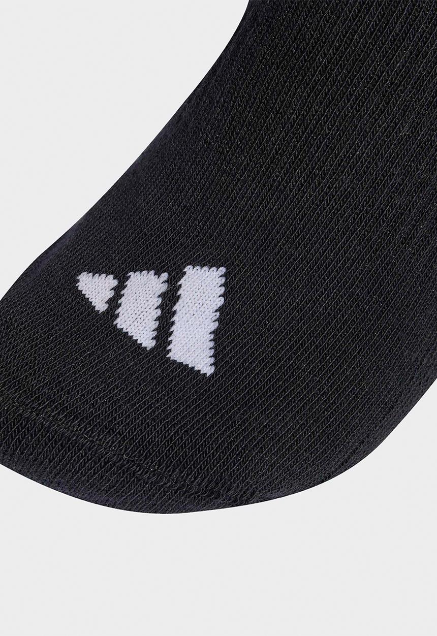 adidas Performance - 3 Stripes Cushioned Sportswear Mid Cut Socks - 3 pack - Black/Wht