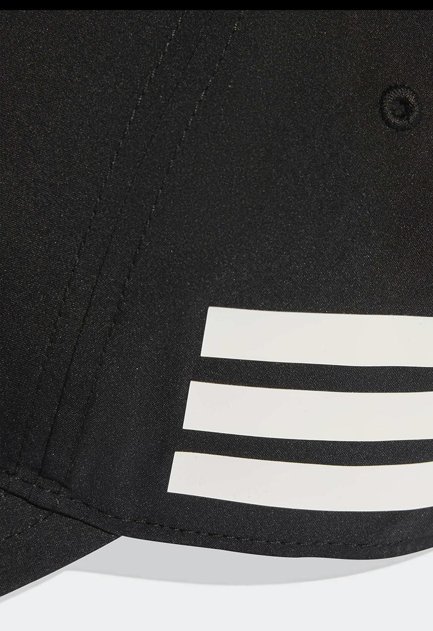 adidas Performance - 3 Stripe ess cap - black/white