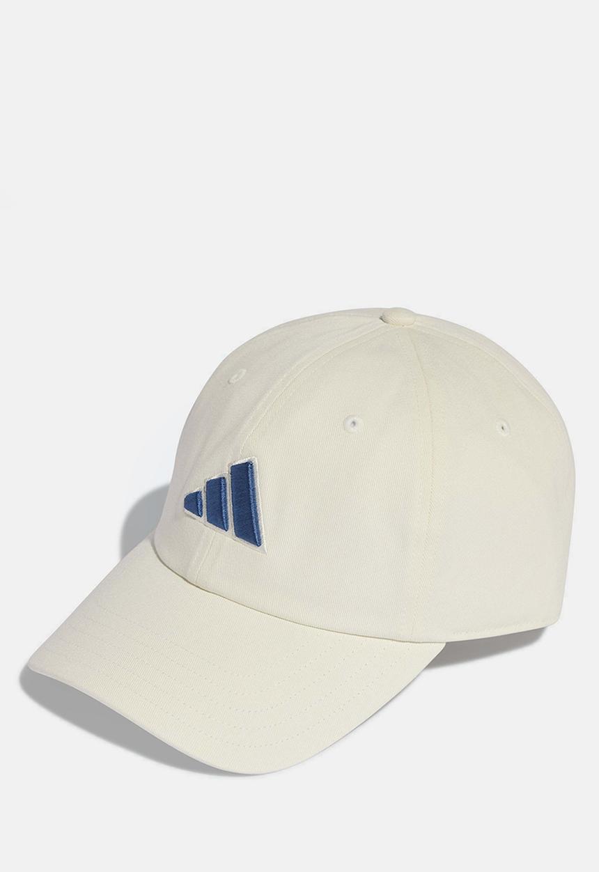 adidas Performance - Dad cap big logo - off white/dusky petrol