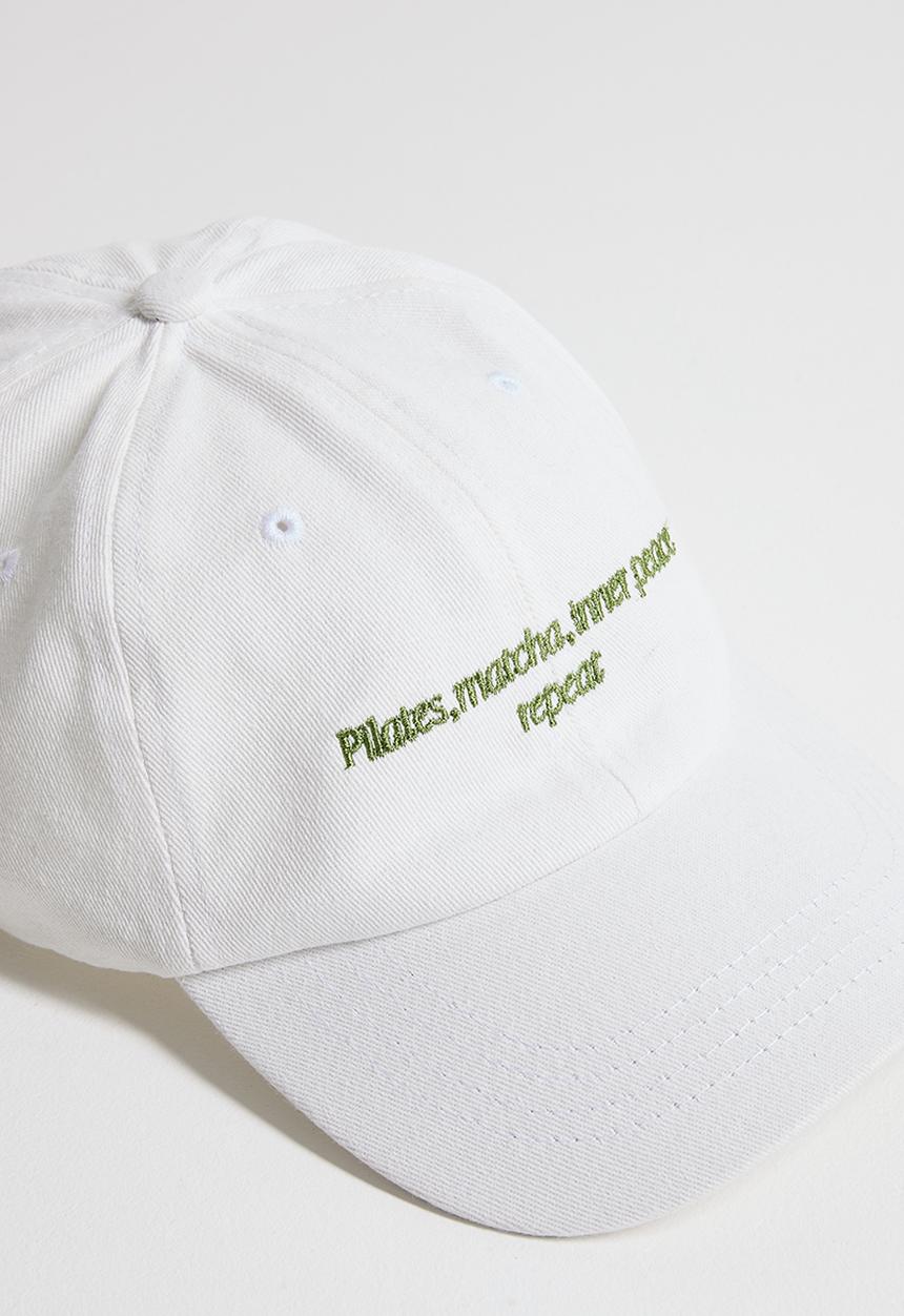 boohoo - Matcha and Pilates Cap - cream