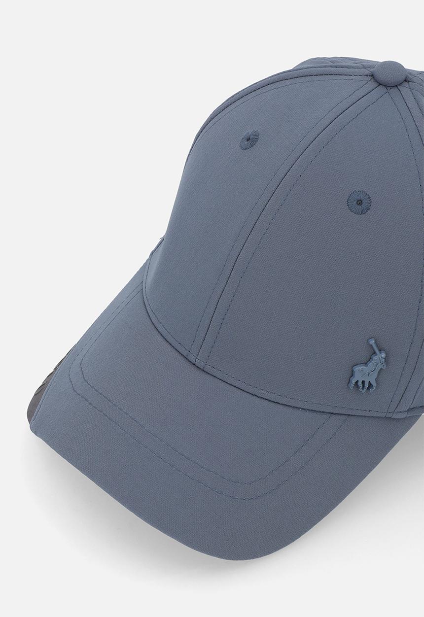 POLO - 6 Panel Metal Pony Fitted Peak - Blue