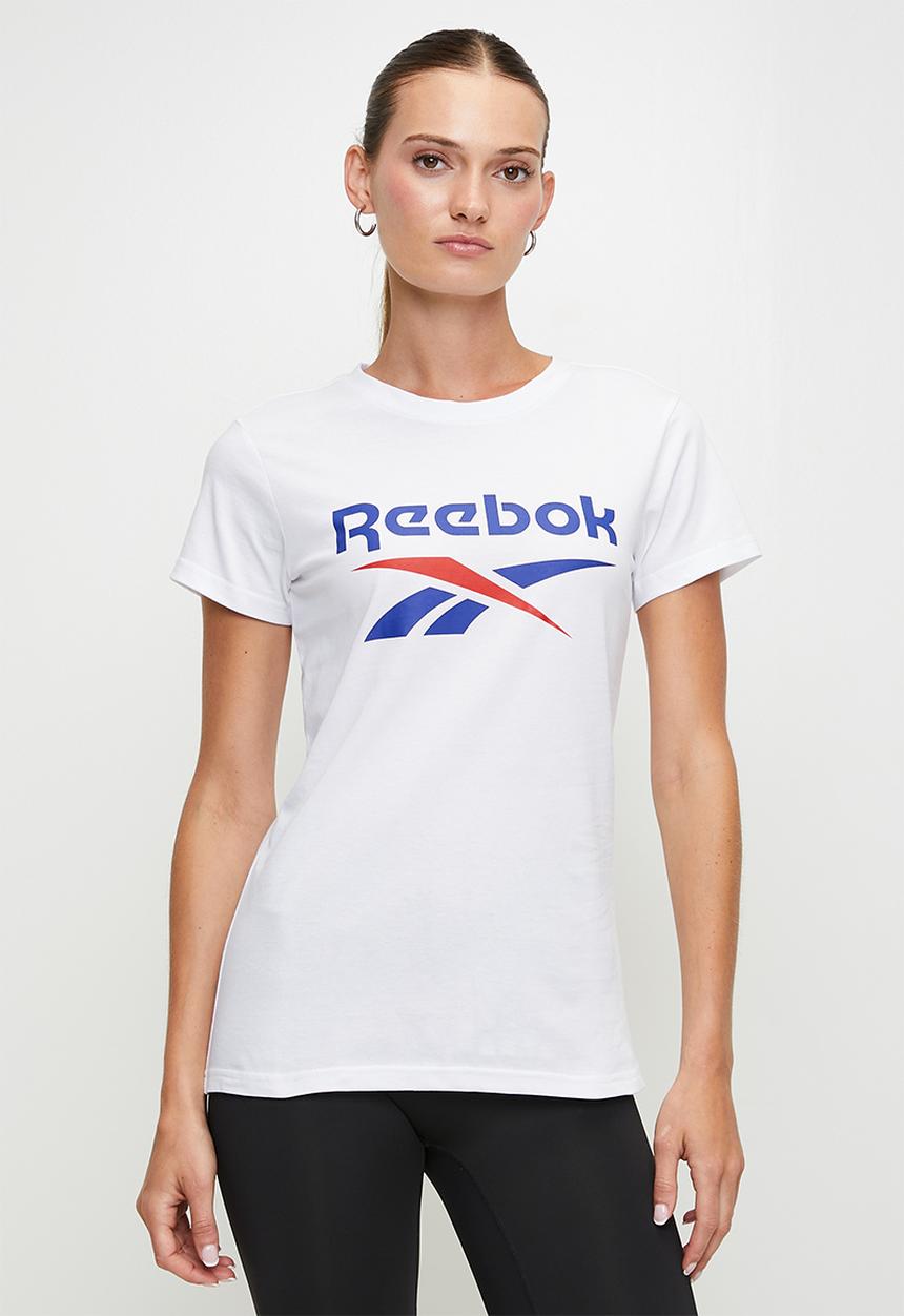 Reebok - Wren 2 Colour Logo Crew Ss Tee - White