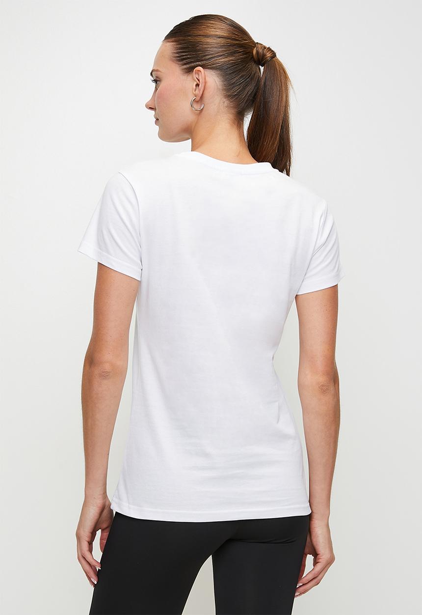 Reebok - Wren 2 Colour Logo Crew Ss Tee - White