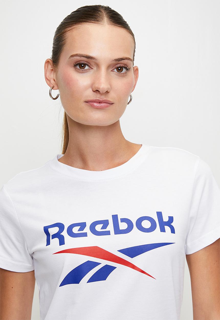 Reebok - Wren 2 Colour Logo Crew Ss Tee - White
