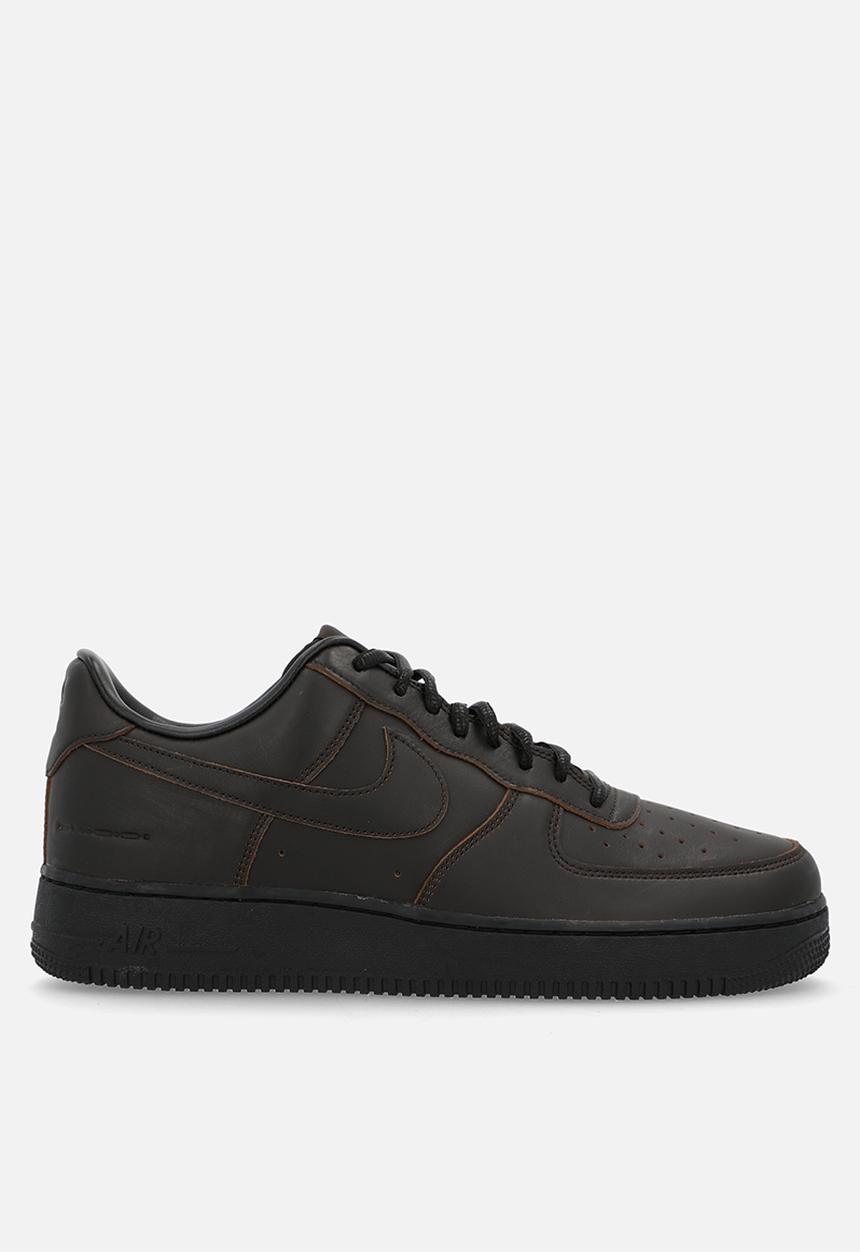 airforce 1 black leather