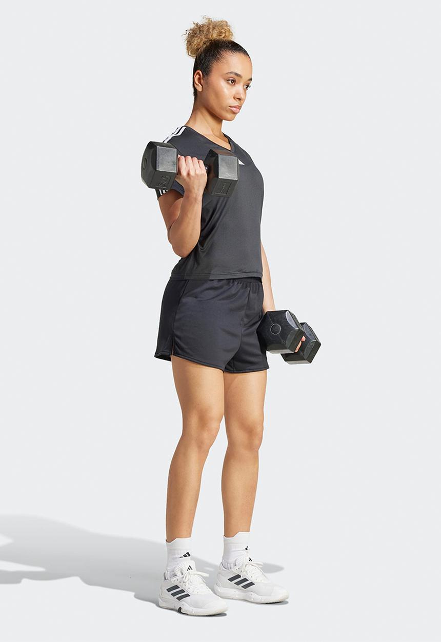 adidas Performance - Train essentials big logo shorts - black
