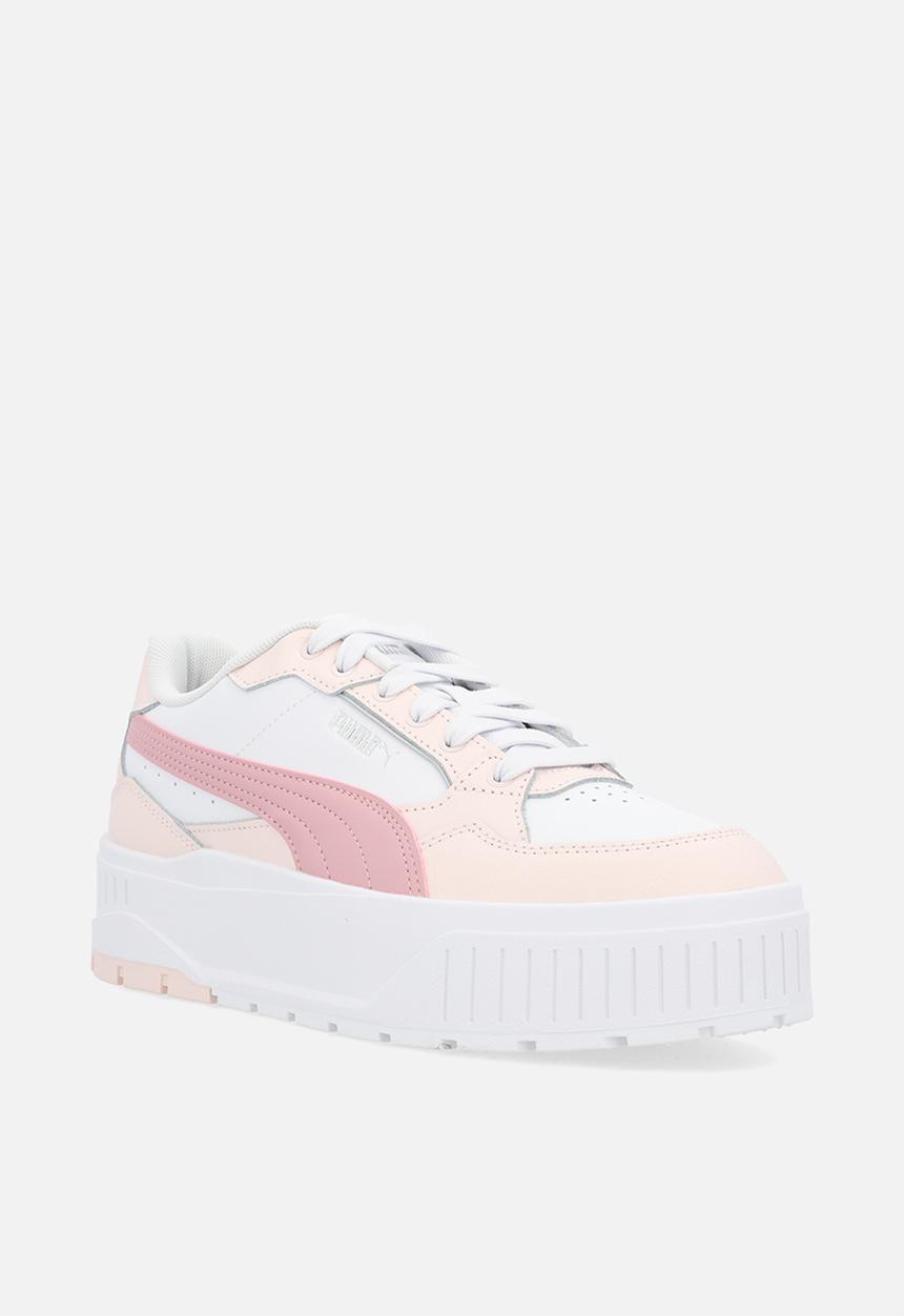 Karmen II IdolPUMA White-Poised Pink-Jasmine Flower