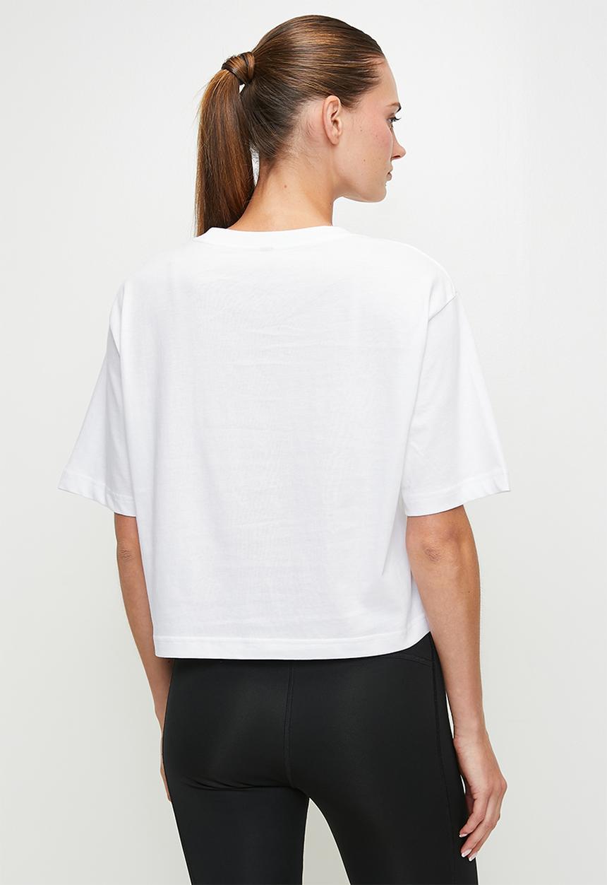 adidas Performance - W BL SJ Boxy Fit  Tshirt S26 - White