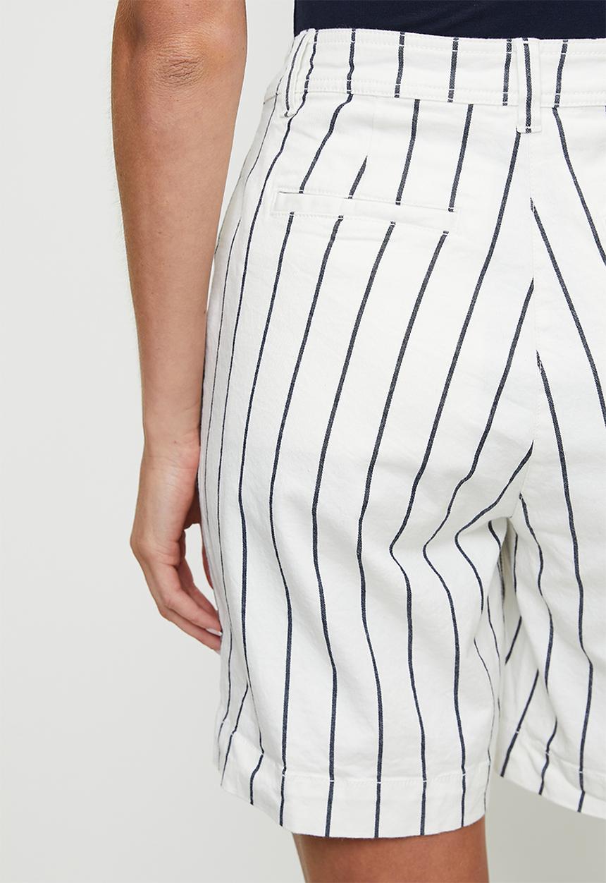 POLO - Kerry striped short - off white