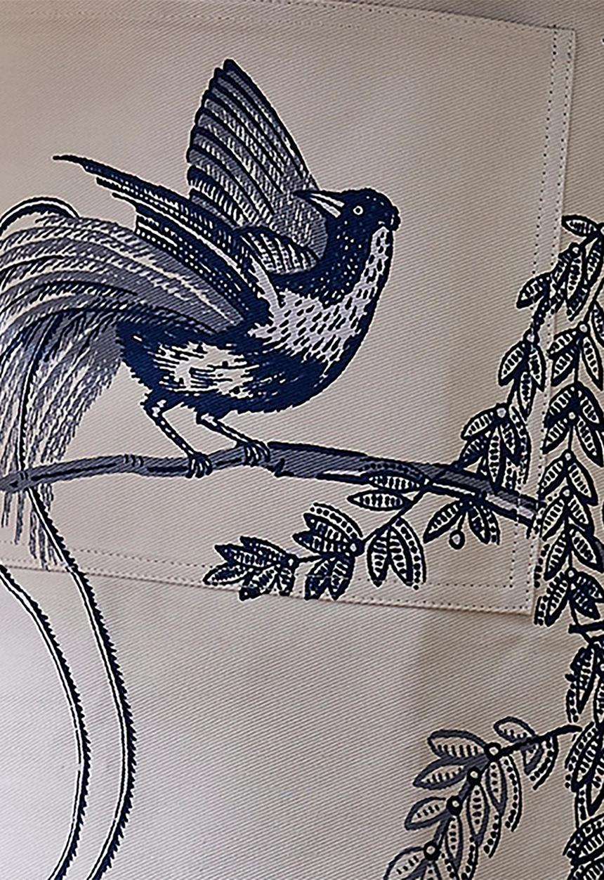 Ulster Weavers - Willow Toile Cotton Apron - Blue