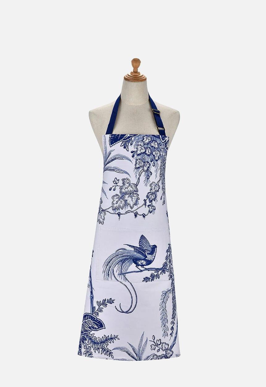 Ulster Weavers - Willow Toile Cotton Apron - Blue