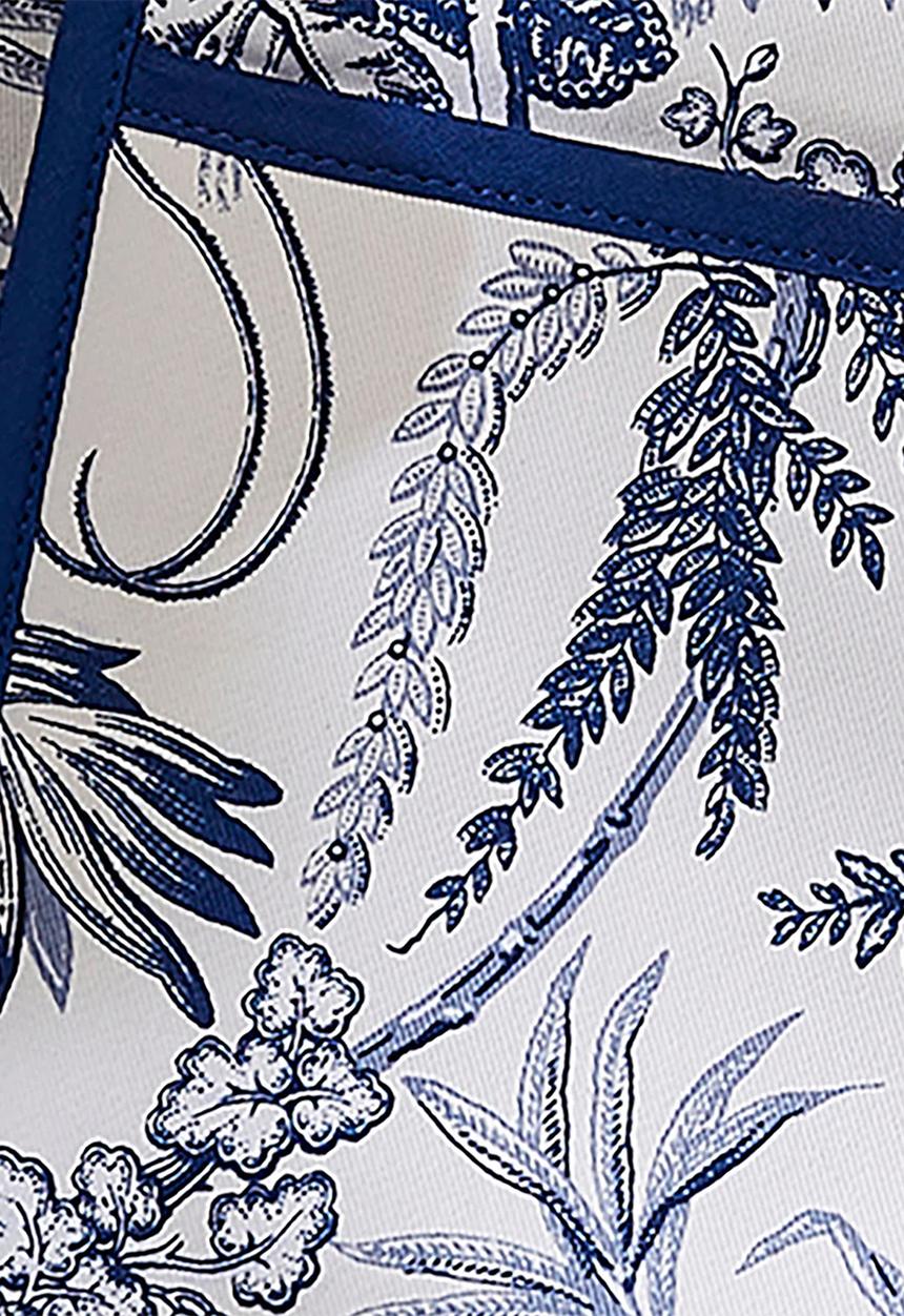 Ulster Weavers - Willow Toile Double Oven Glove - Blue