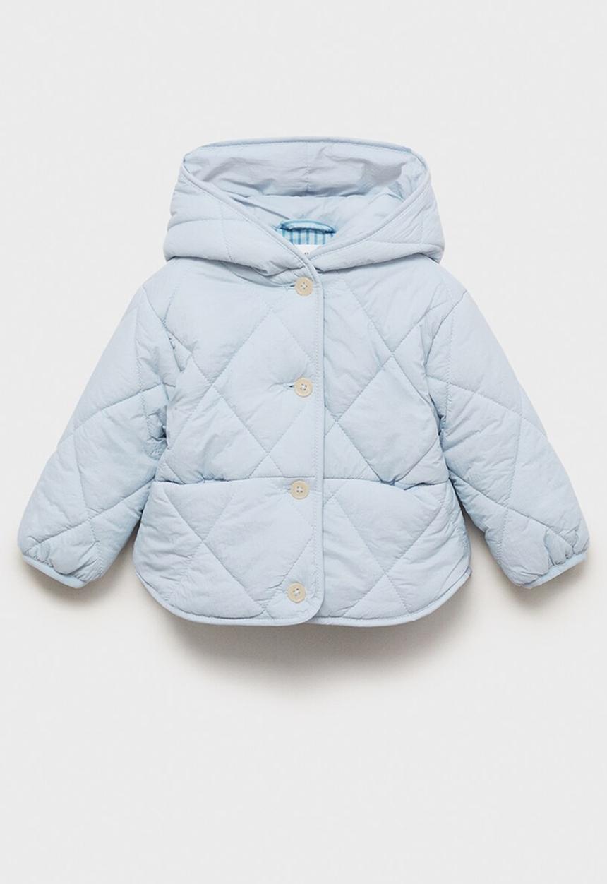 MANGO - Puffer coat lamp - light/pastel blue