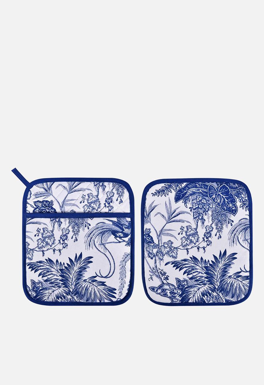 Ulster Weavers - Willow Toile Pot Mitt - Blue