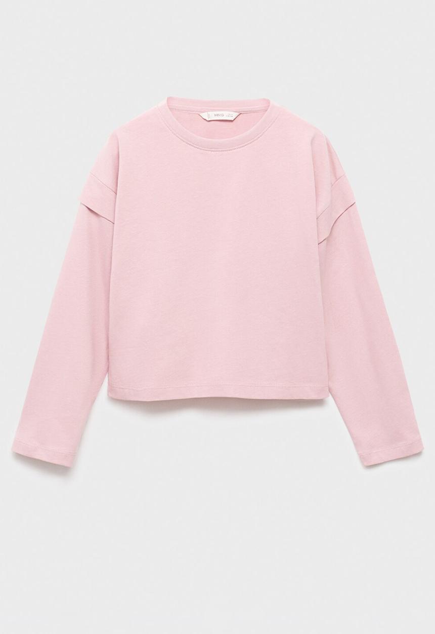 MANGO - T-shirt should - pink