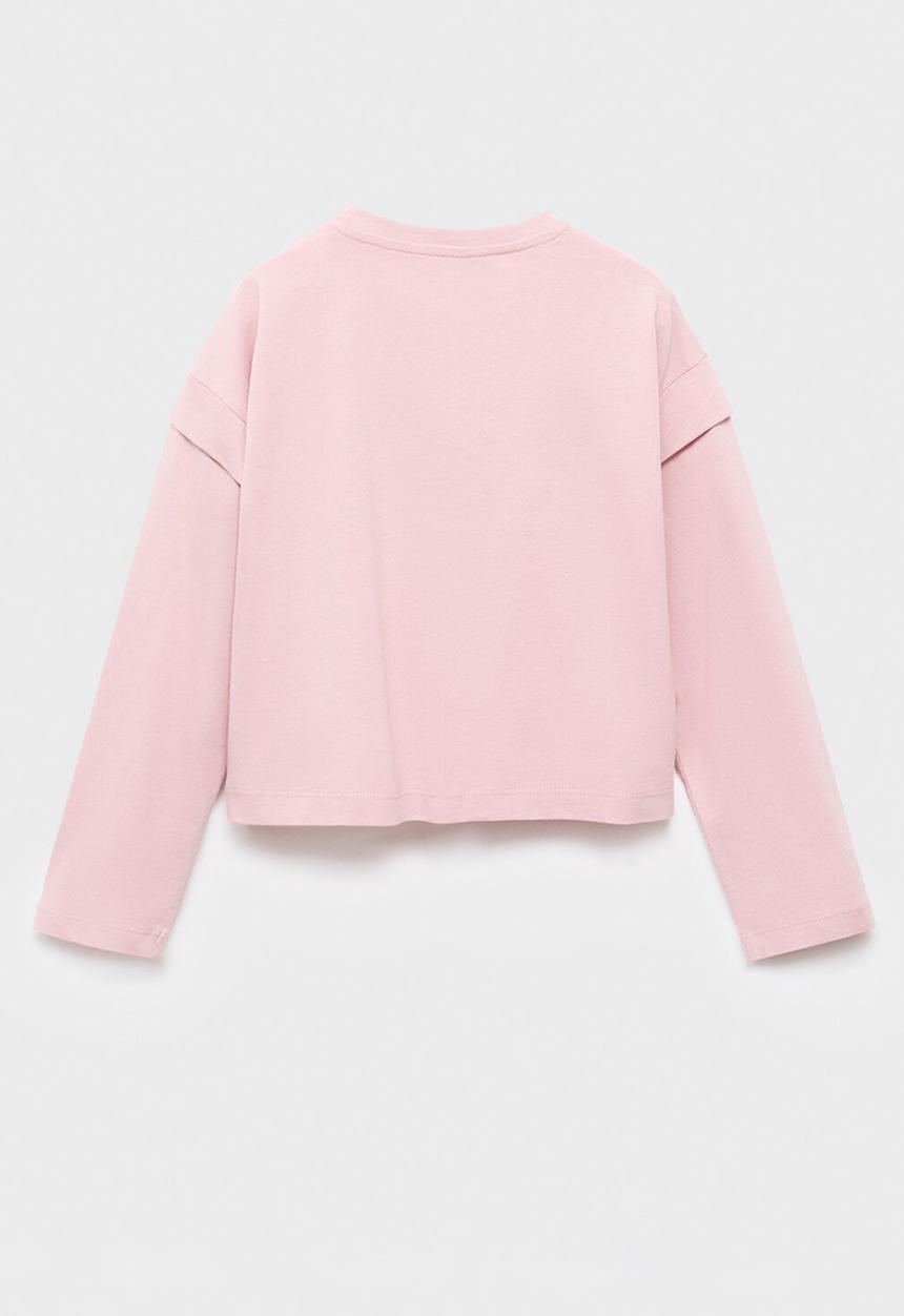 MANGO - T-shirt should - pink
