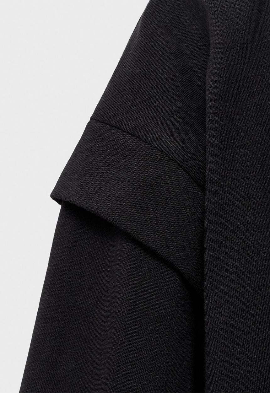 MANGO - T-shirt should - black