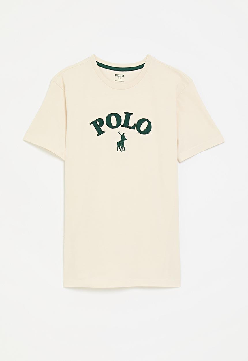 POLO - Boys alistair applique ss tee - sand