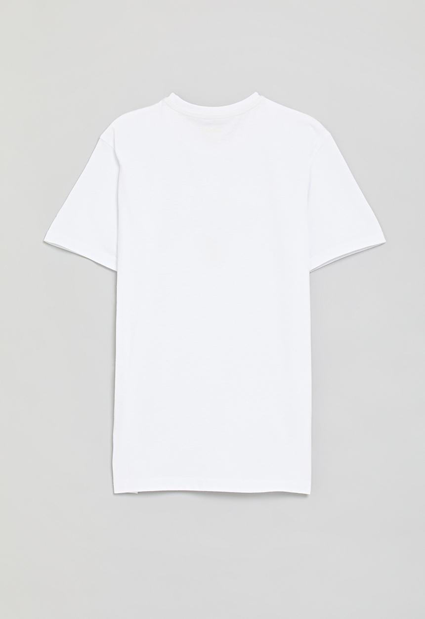 POLO - Boys alistair applique ss tee - white