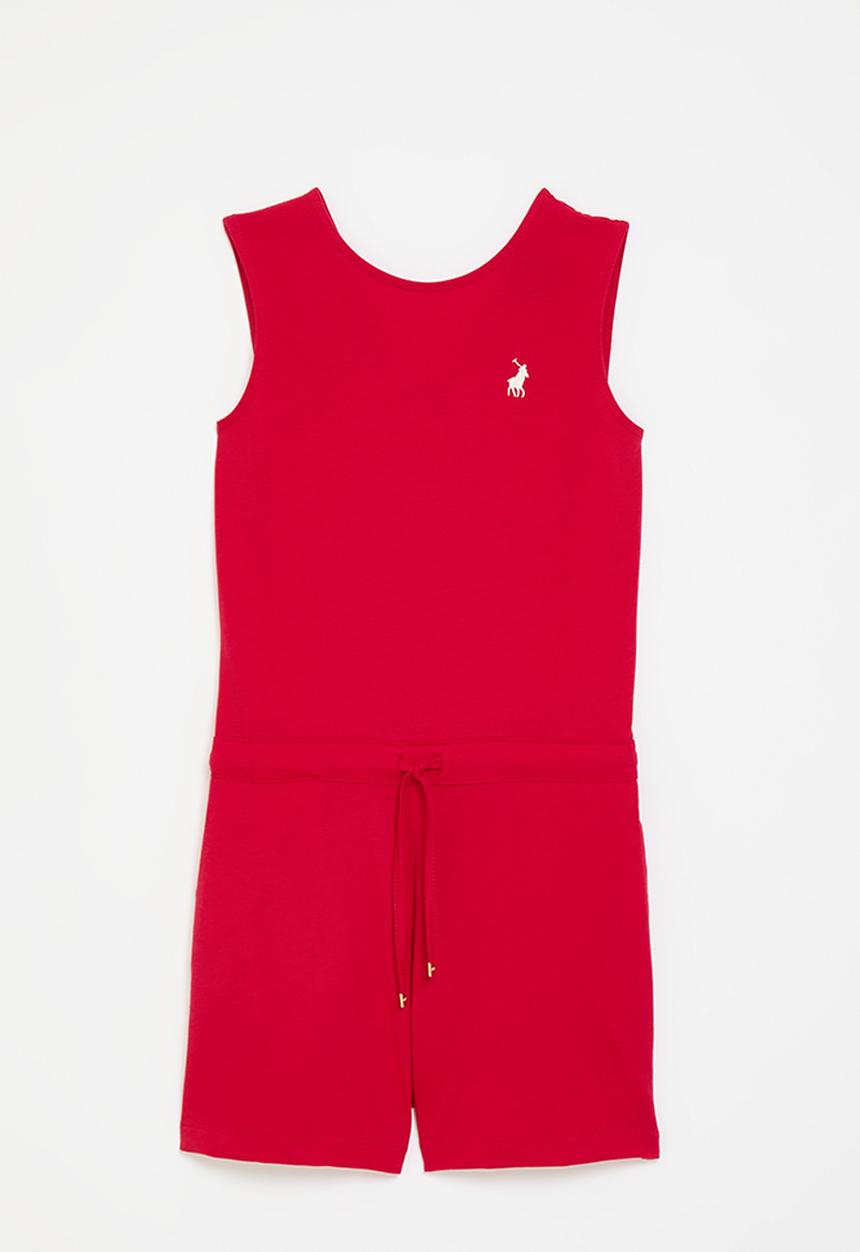 POLO - Girls gabriella sl jumpsuit - samba red