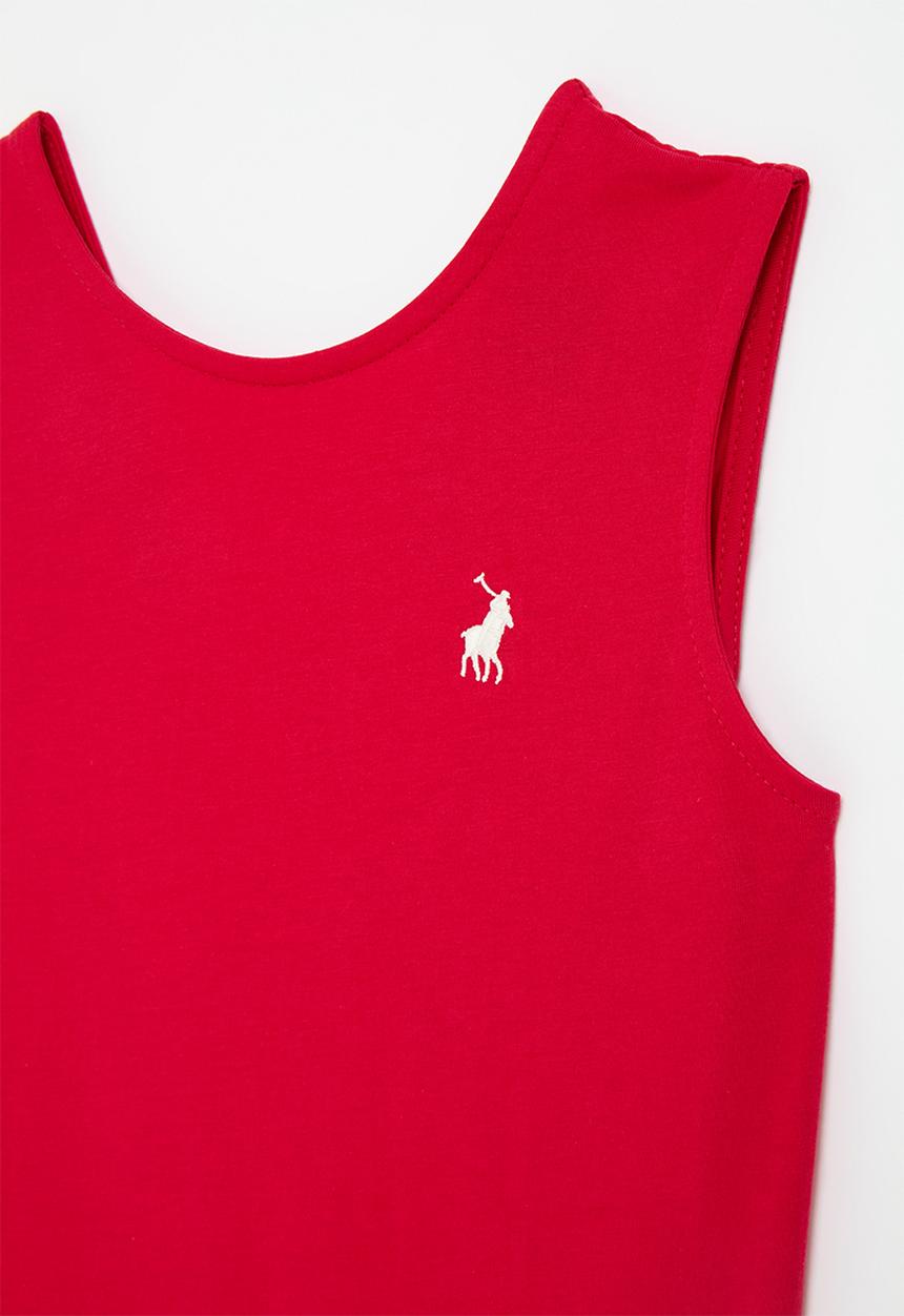 POLO - Girls gabriella sl jumpsuit - samba red