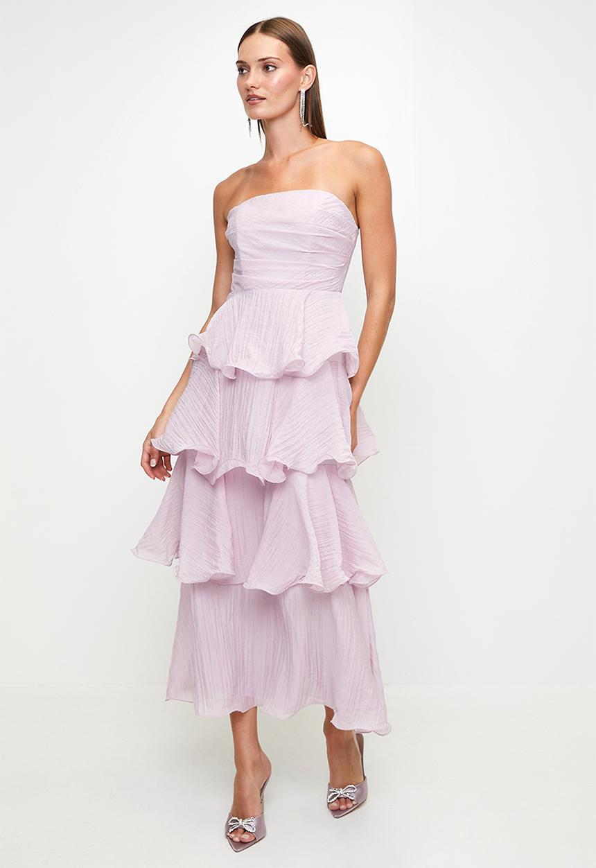 MILLA - Lilac tiered dress - lilac