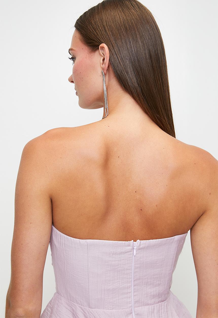 MILLA - Lilac tiered dress - lilac