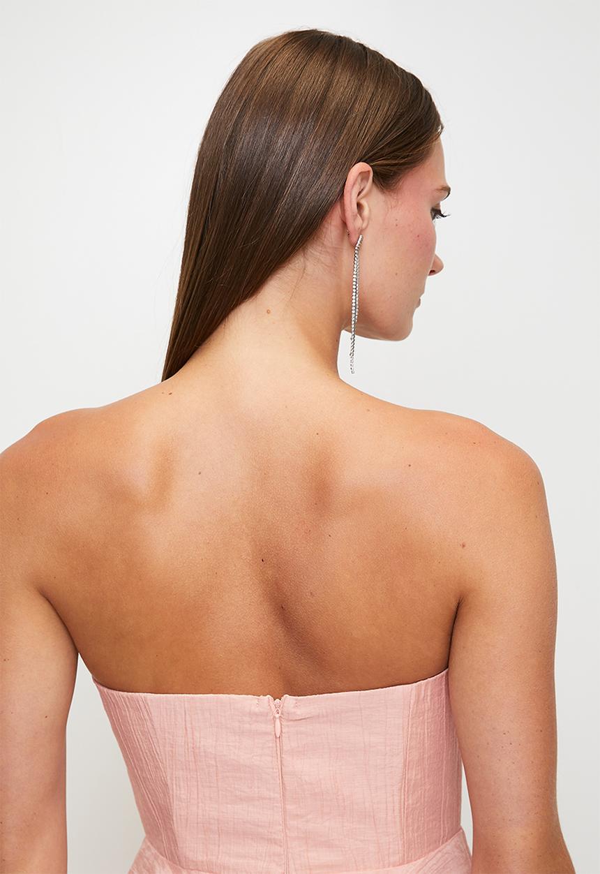 MILLA - Pink tiered dress - pink