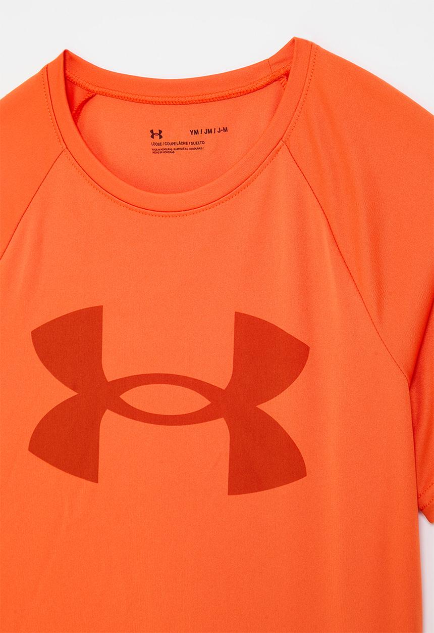 Under Armour - Ua Tech Big Logo Ss-Orange Base/Surplus Orange