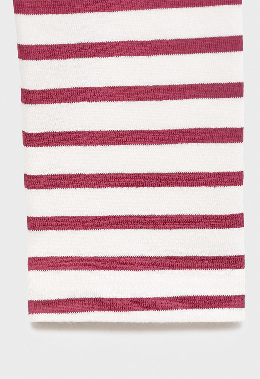 MANGO - T-Shirt RAYITAS - Dark Red