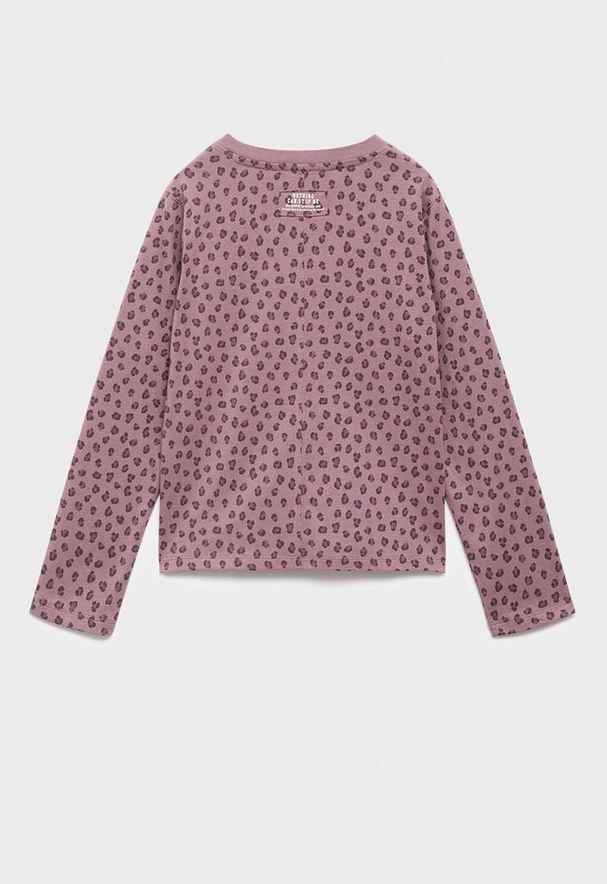 MANGO - T-Shirt FEAR - Pink