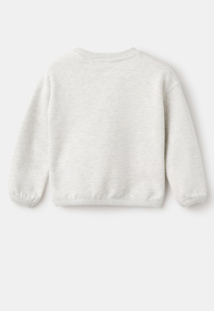 MANGO - Sweatshirt happy - light/pastel grey