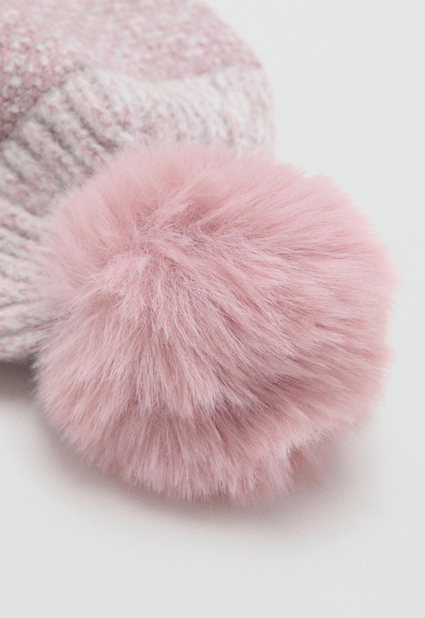 MANGO - Beanie OSLOP - Light/Pastel Pink