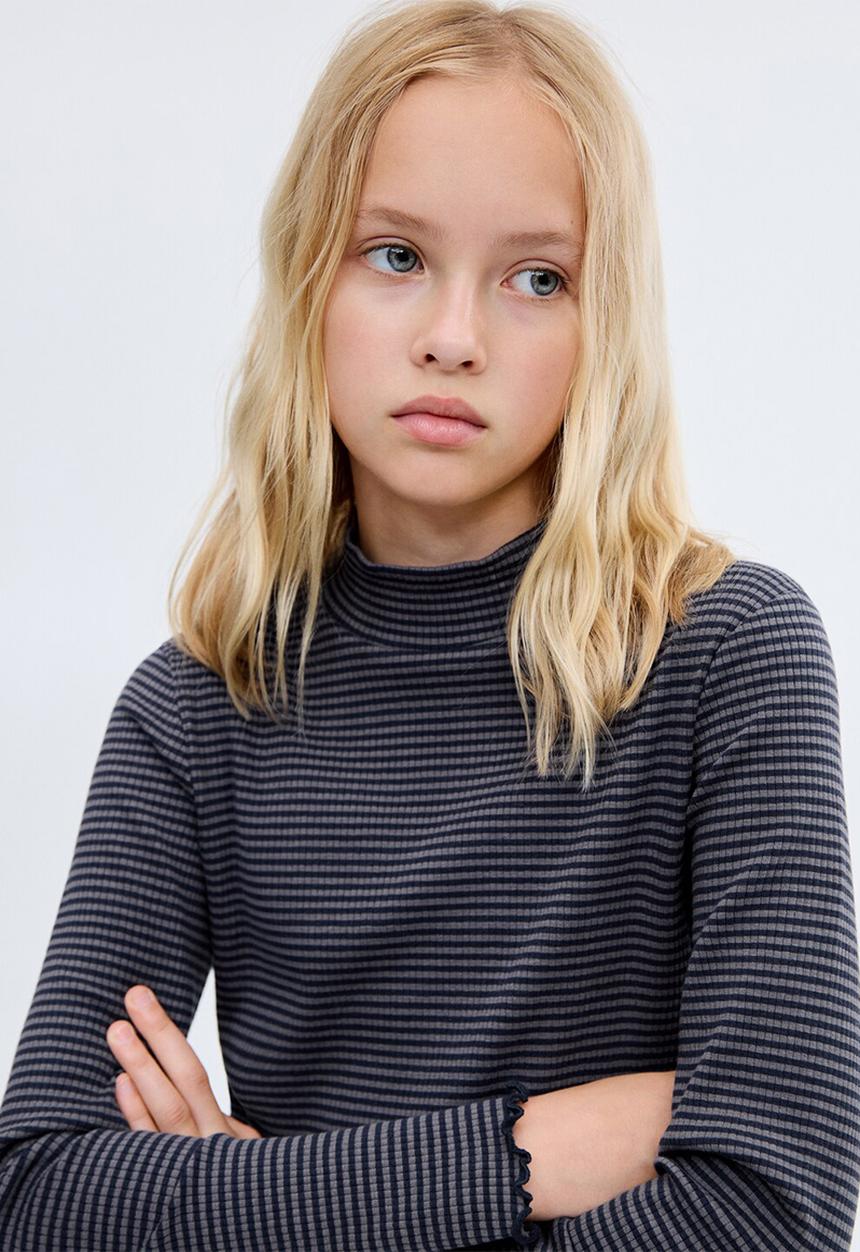 MANGO - T-Shirt TURBORIR - Navy