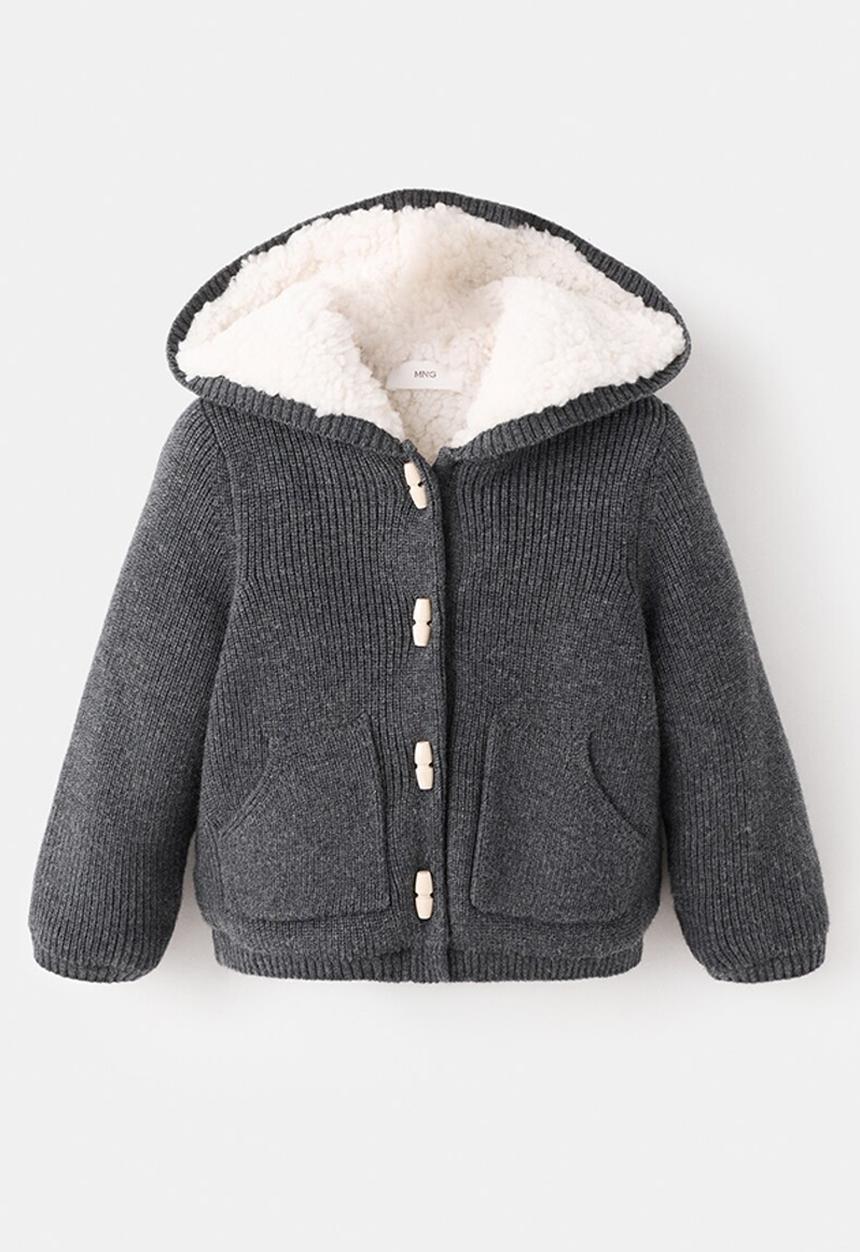 MANGO - Cardigan RIGA - Charcoal