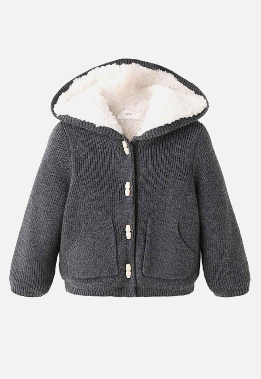 MANGO - Cardigan RIGA - Charcoal