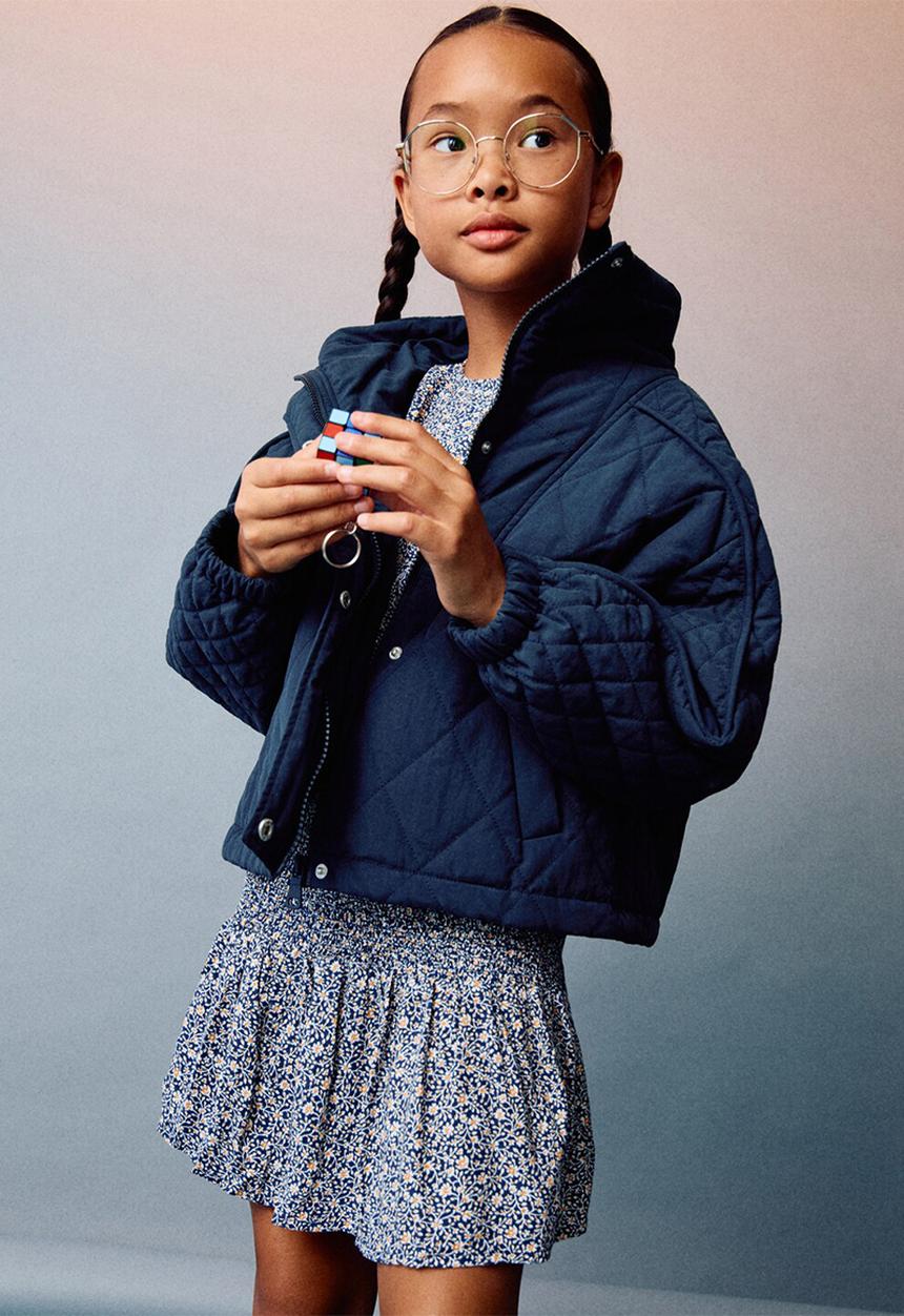 MANGO - Puffer coat filipa - navy