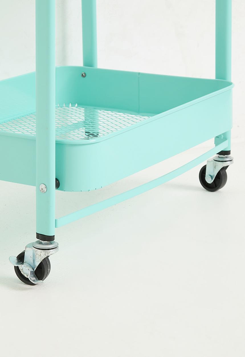 Maisonware - 3 Tier Steel Trolly with Wheels - Green
