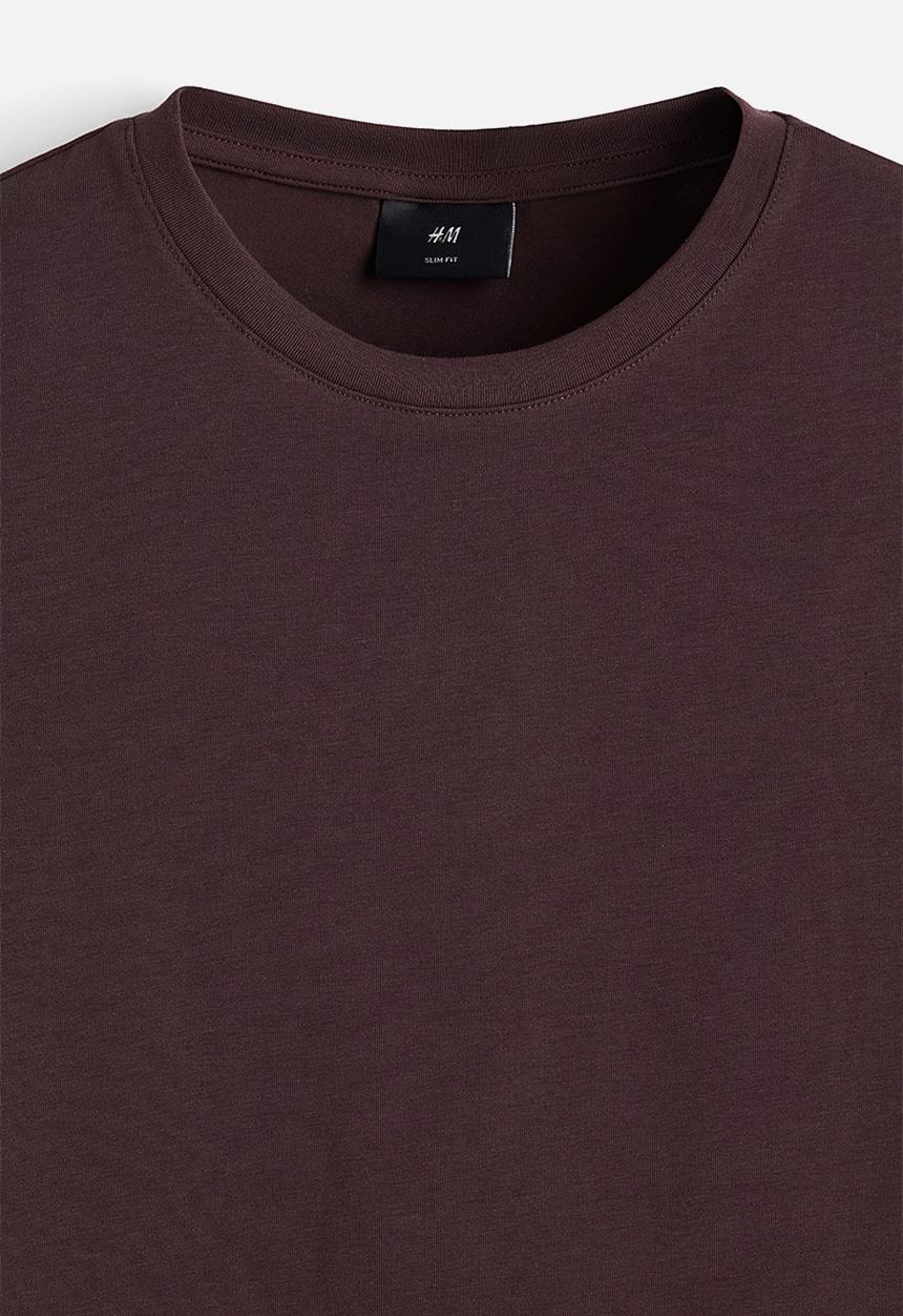 H&M - Slim fit t-shirt - purple