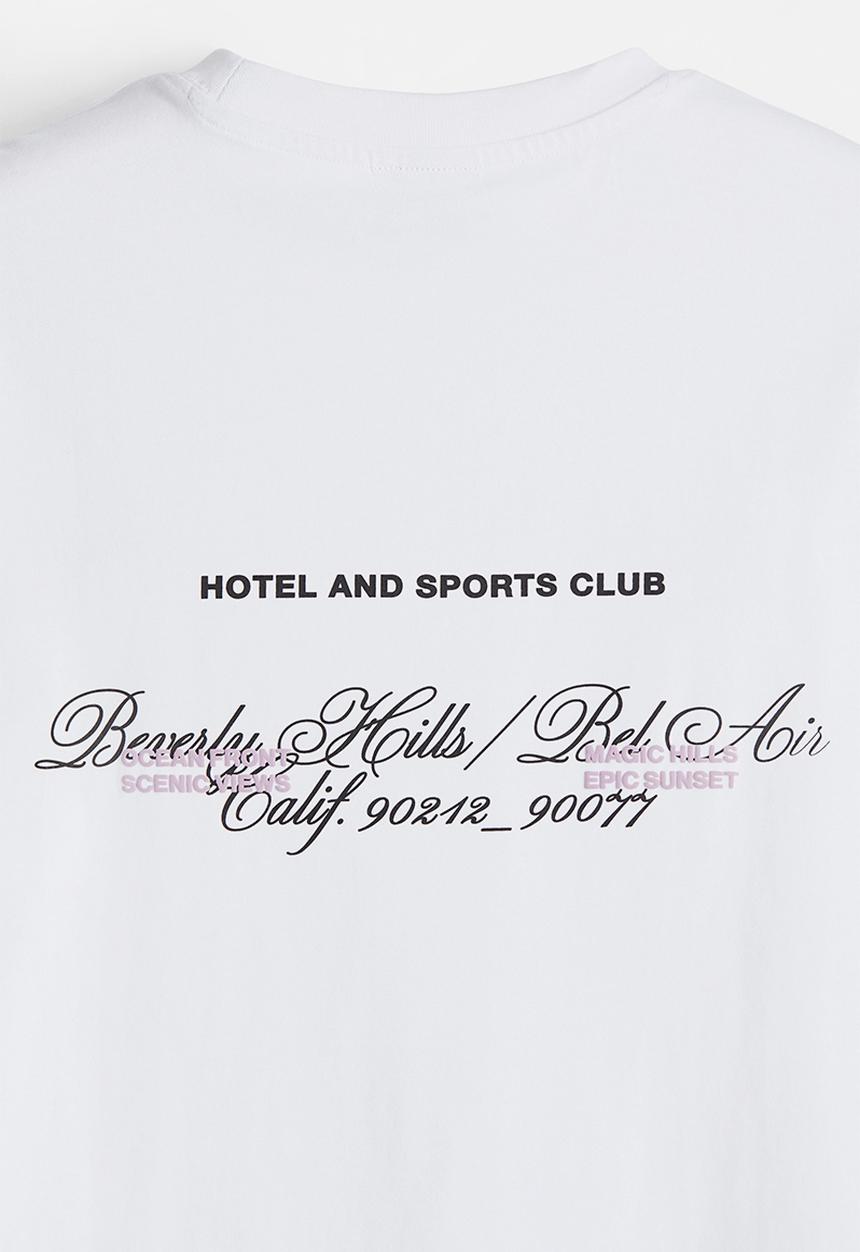 H&M - Loose fit printed t-shirt - white beverly hills