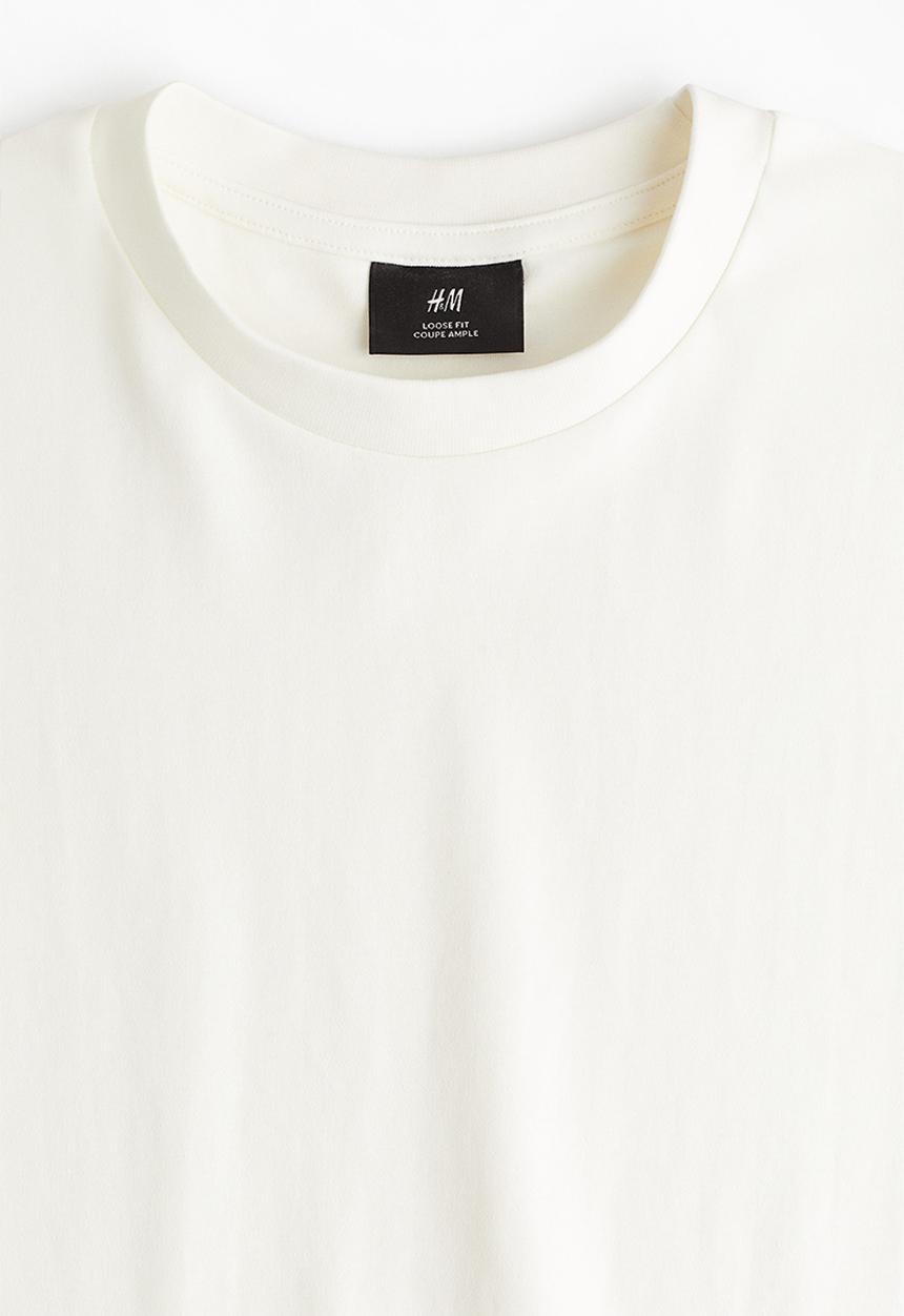 H&M - Loose fit t-shirt - white
