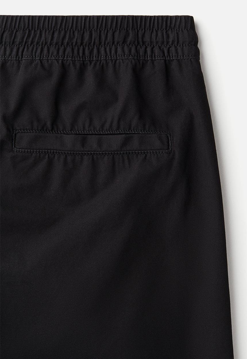 H&M - Regular fit canvas shorts - black